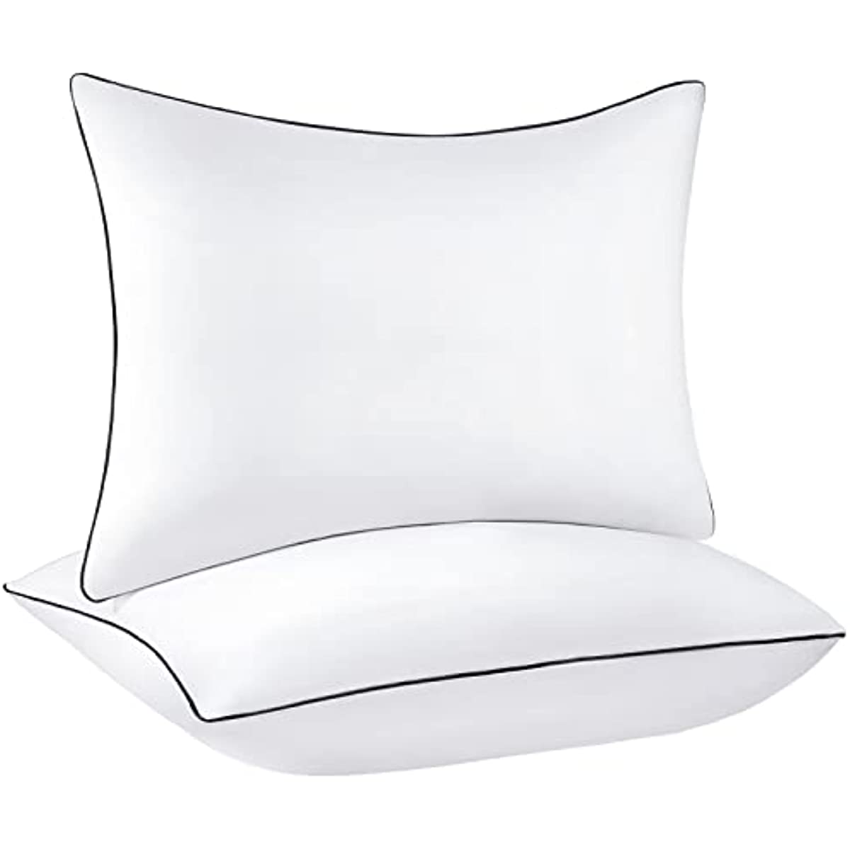 ANHOME Bed Pillows for Sleeping King Size Set of 2 Soft and Supportive Pillows for Side and Back Sleepers Pillows 2 Pack Soft Density for Stomach and Back Sleepers (King(Pack of 2), White)