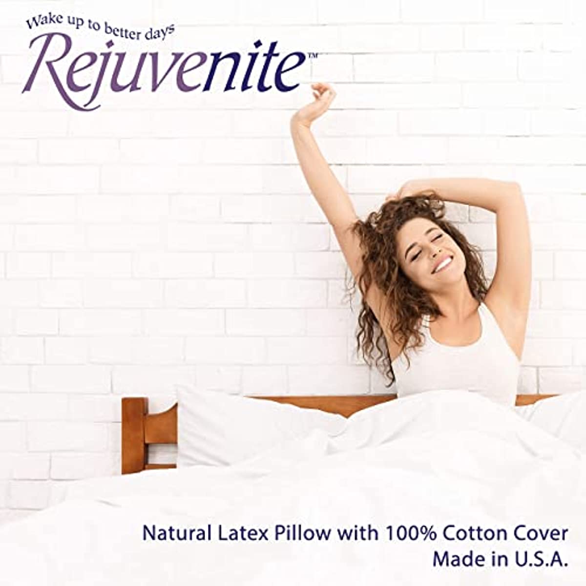 ANHOME Latex shredded medium medium double bed support bed pillow for sleeping, made in the USA