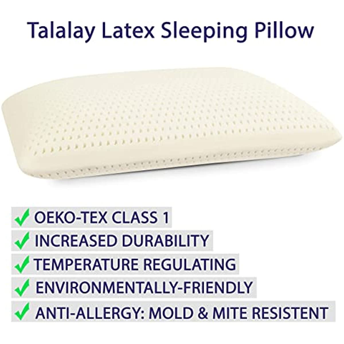ANHOME Latex shredded medium medium double bed support bed pillow for sleeping, made in the USA