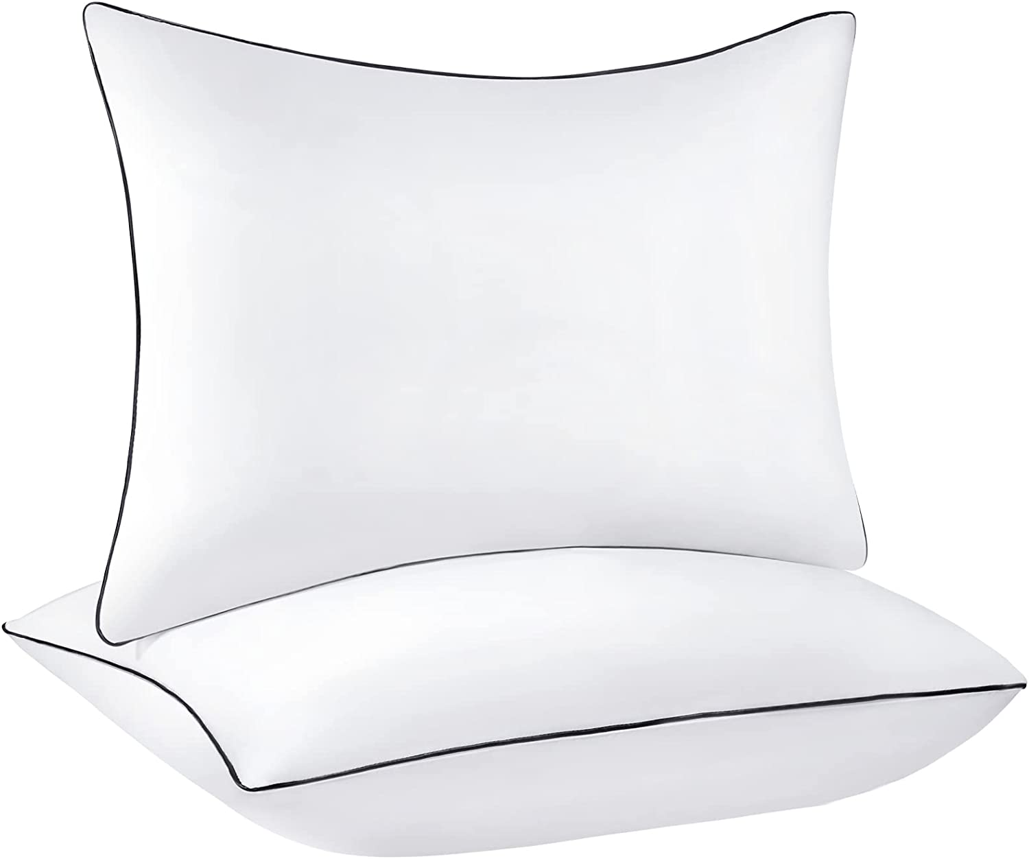 ANHOME Bed Pillows for Sleeping King Size Set of 2 Soft and Supportive Pillows for Side and Back Sleepers Pillows 2 Pack Soft Density for Stomach and Back Sleepers (King(Pack of 2), White)