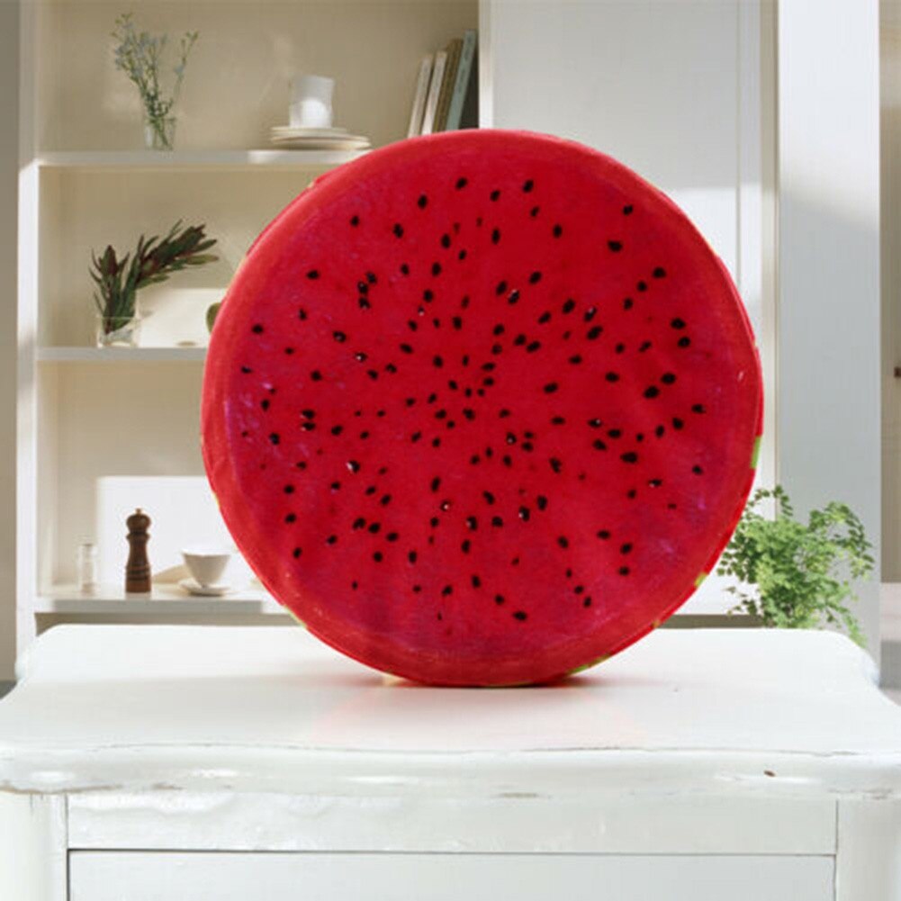 ANHOMENew Creative Fruit Seat Cushion Plush Sofa Bedroom Living Room Throw Pillow Garden Chair Cover Floor Round Shape Home Decoration