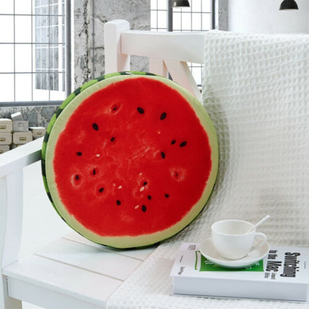 ANHOMENew Creative Fruit Seat Cushion Plush Sofa Bedroom Living Room Throw Pillow Garden Chair Cover Floor Round Shape Home Decoration